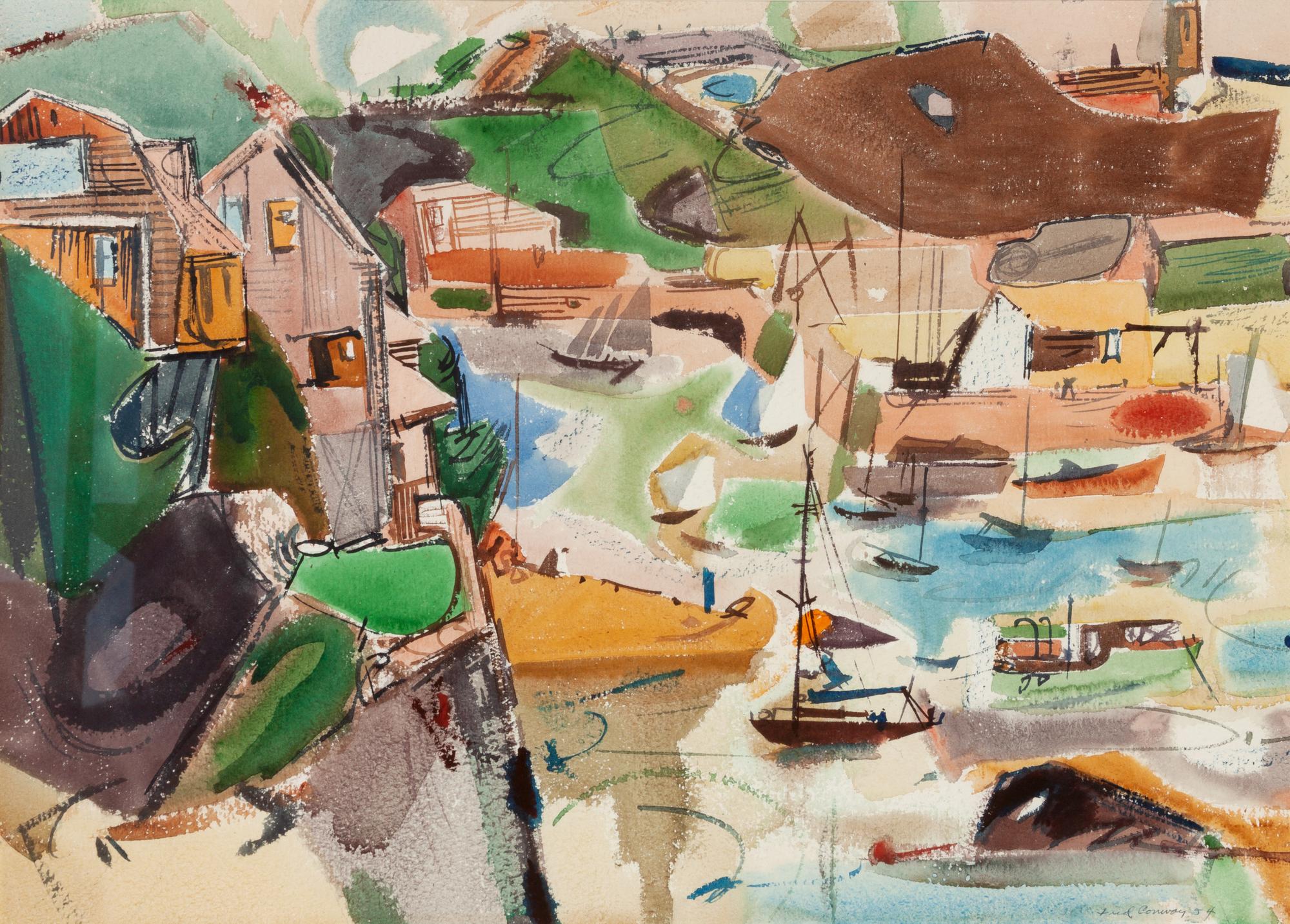 Harbor Scene, 1954