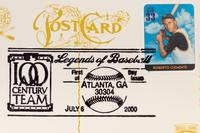 A Collection of 24 Legends of Baseball First Day of Issue Perez Steele Postcards,