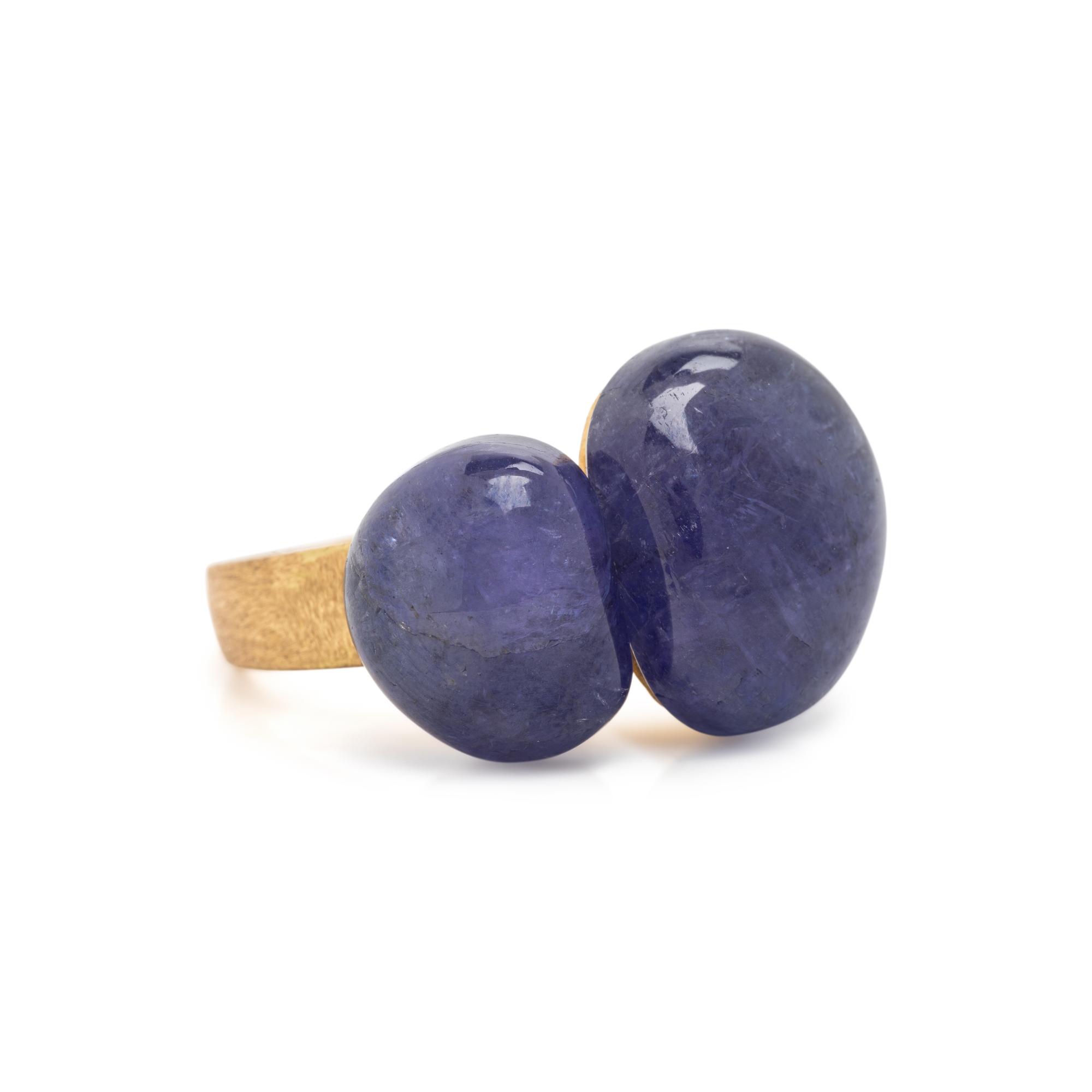 Yvel, Yellow Gold and Sapphire Ring and Bracelet