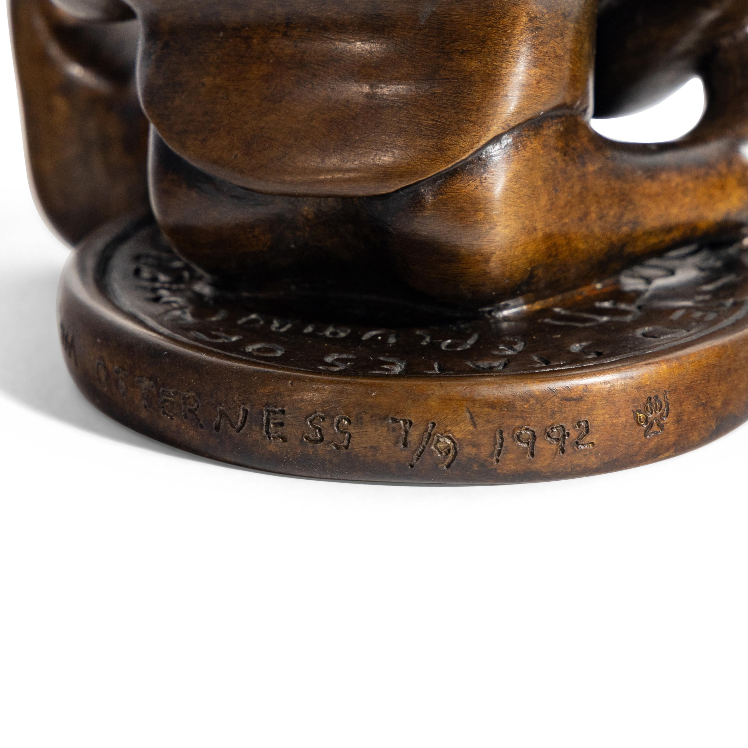 Tom Otterness (American, b. 1952) — Man with Bowler on Penny , 1992
