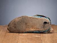 Single Cheyenne Beaded Hide Moccasin