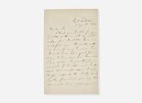 [Science, Medicine & Mathematics] Faraday, Michael: Autograph Letter, signed