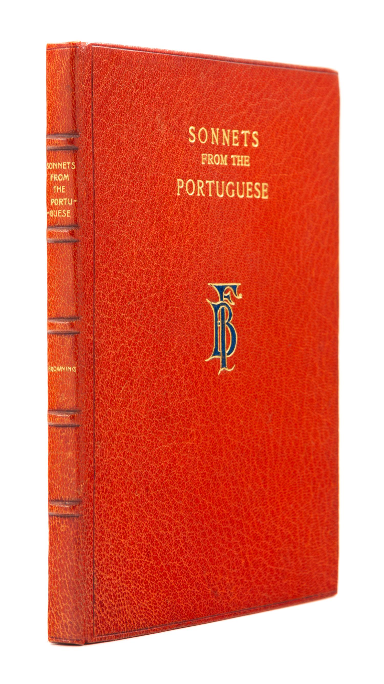 BROWNING, Elizabeth Barrett (1806-1861). Sonnets from the Portuguese. Boston: Copeland and Day, 1896.