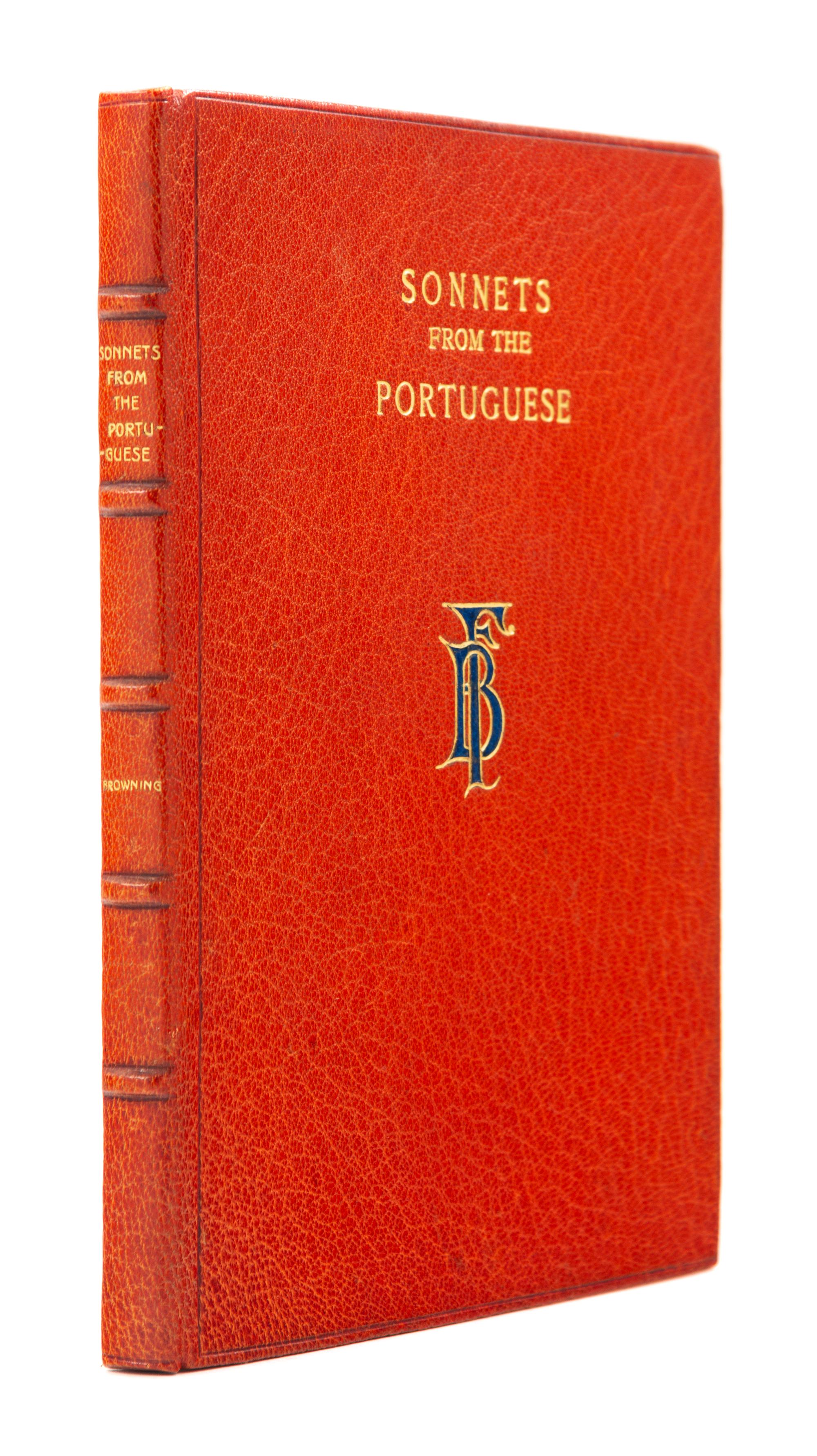 BROWNING, Elizabeth Barrett (1806-1861). Sonnets from the Portuguese. Boston: Copeland and Day, 1896.