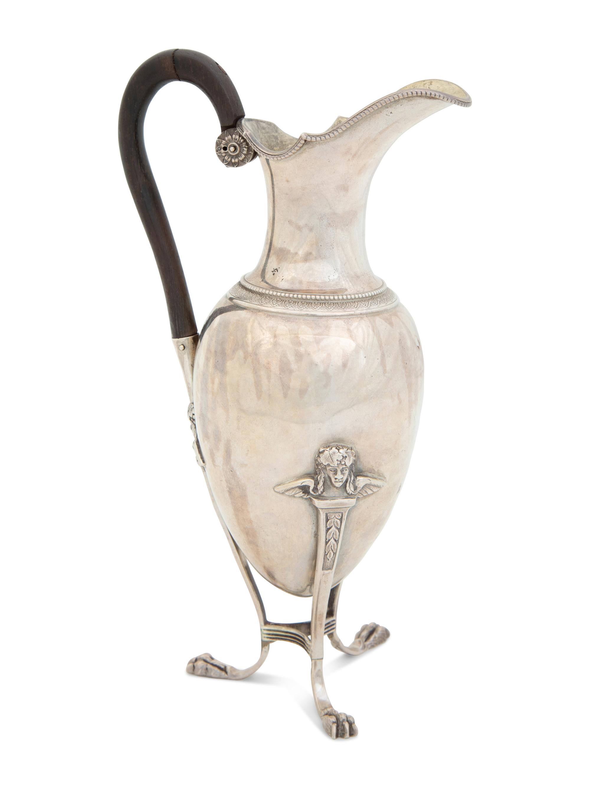 A Tiffany & Co. Neo-Classical Style Silver Ewer