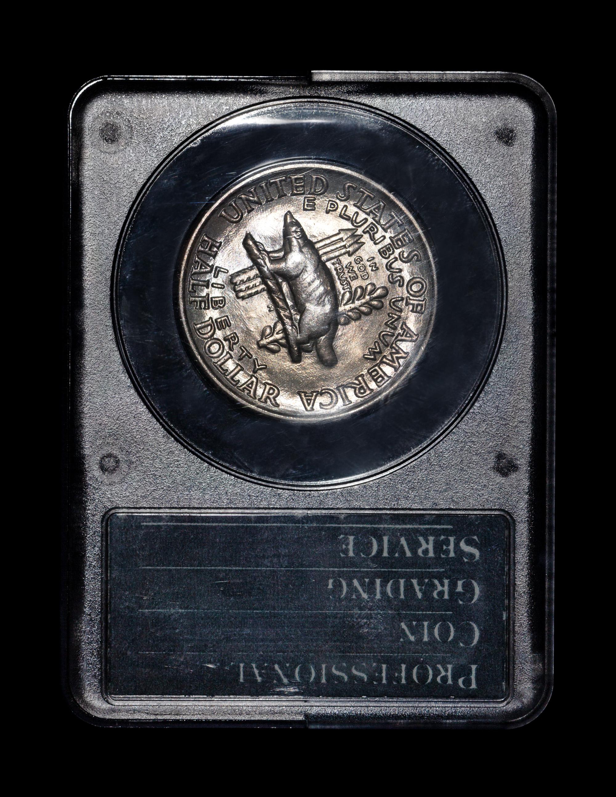 A United States 1936 Wisconsin Commemorative 50c Coin — NGC graded MS65