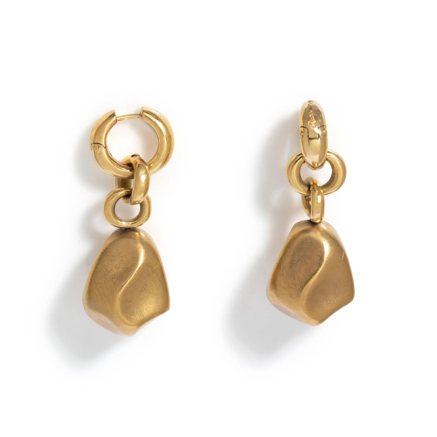 POMELLATO, YELLOW GOLD EARRINGS