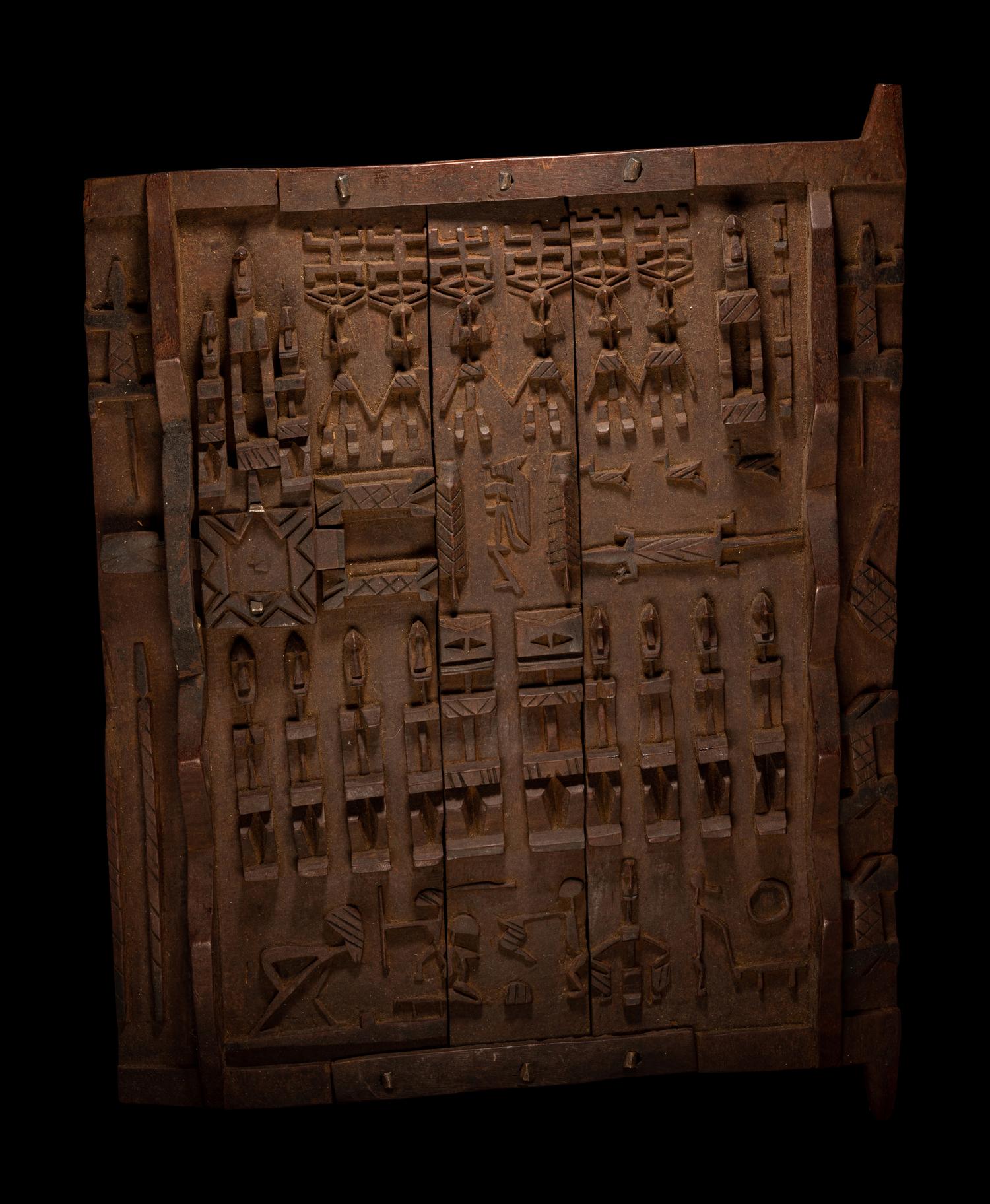 A Dogon Wood Granary Door