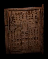 A Dogon Wood Granary Door