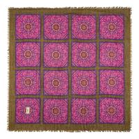YVES SAINT LAURENT, TWO PRINTED WOOL SHAWLS