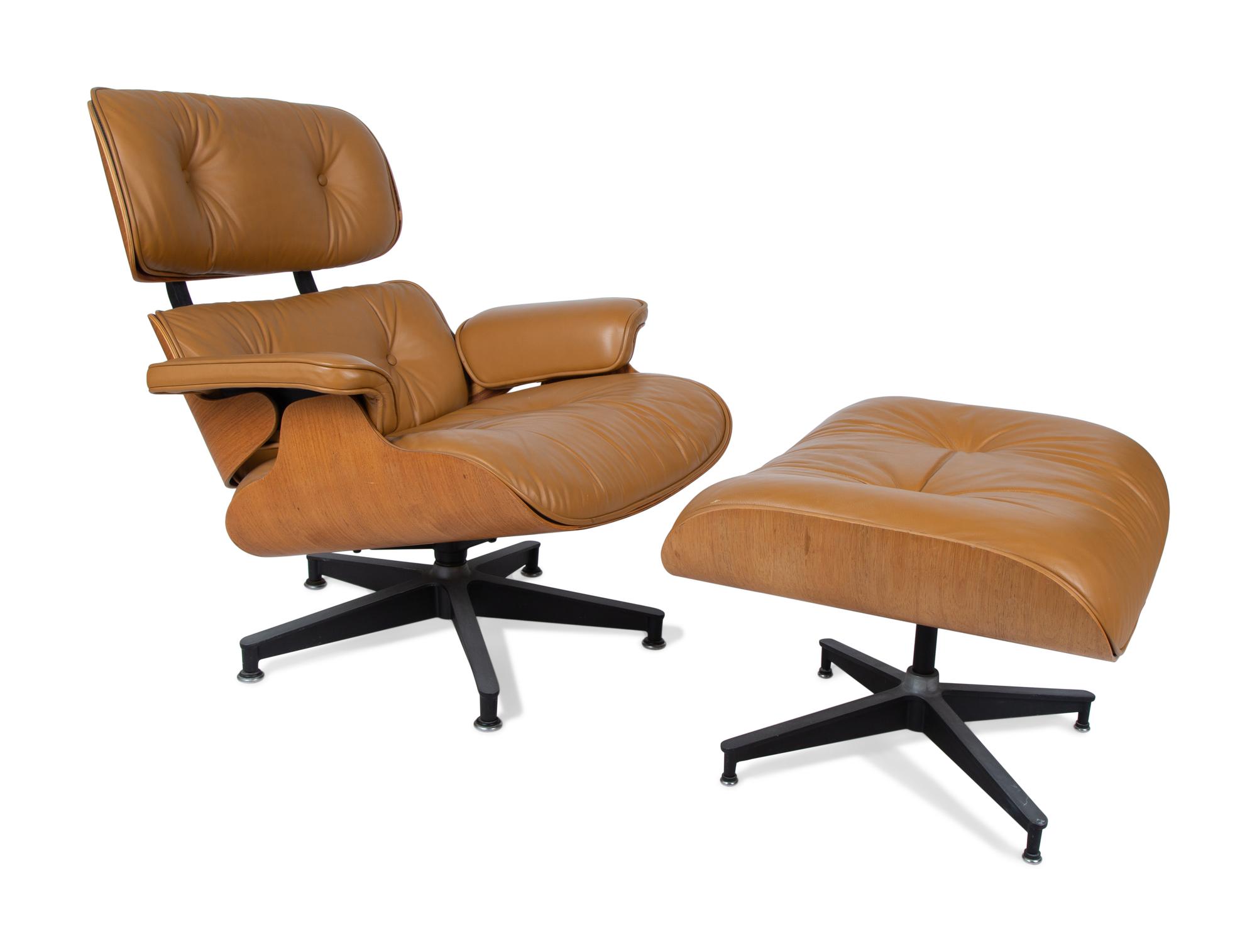 Lounge Chair and Ottoman , model 670 and 671