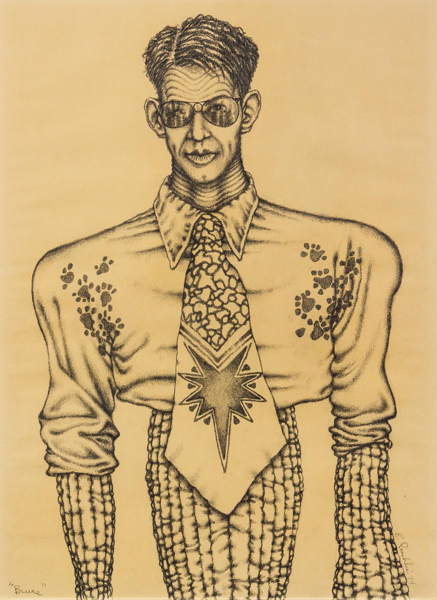 Ed Paschke, (American, 1939-2004), Bruce, 1974
