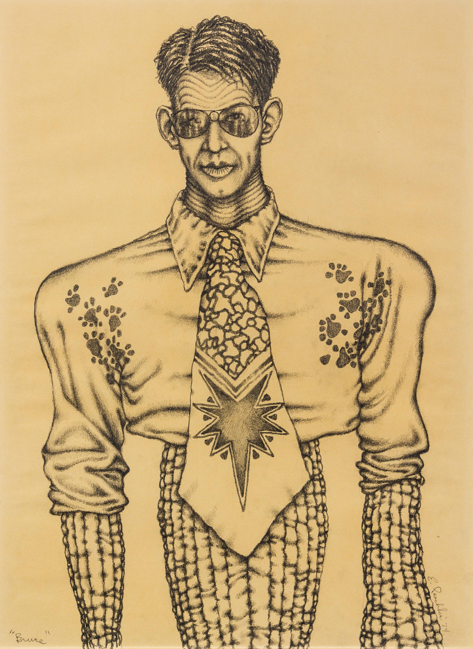 Ed Paschke, (American, 1939-2004), Bruce, 1974