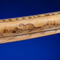 John Octuck (Inuit, 1873-1918) Scrimshawed Cribbage Board