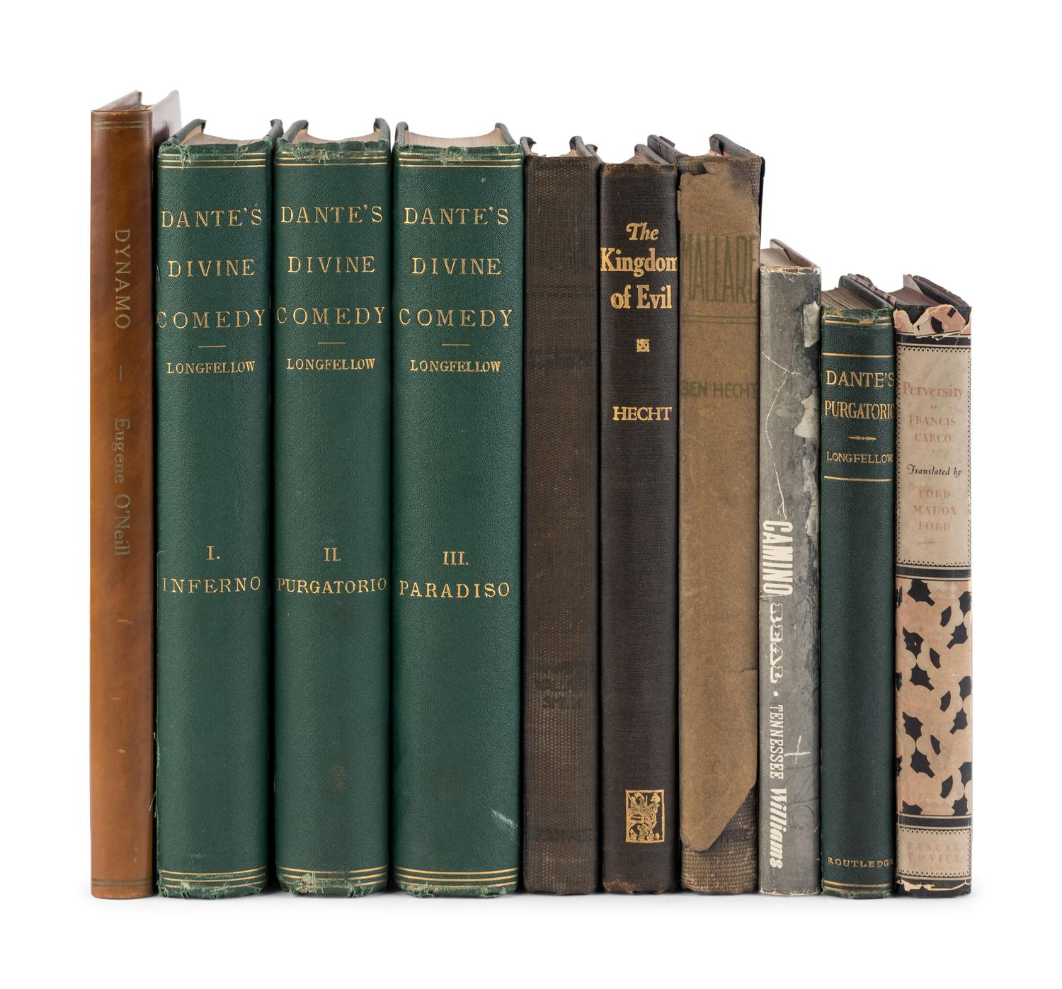 [AMERICAN LITERATURE.] A group of 10 works, including:
