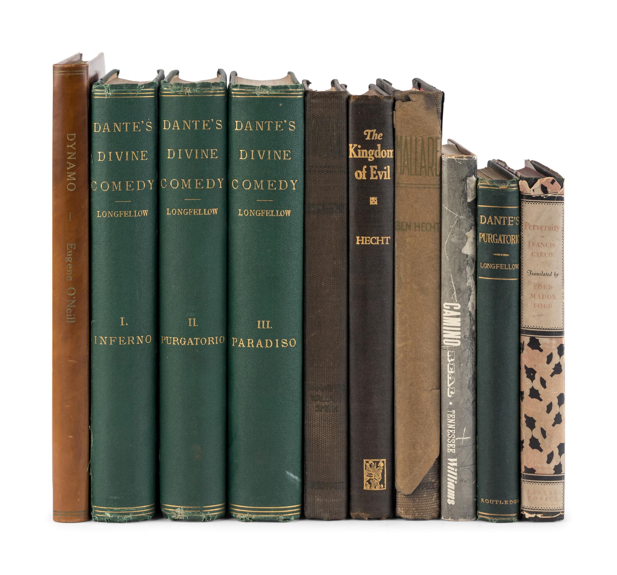 [AMERICAN LITERATURE.] A group of 10 works, including: