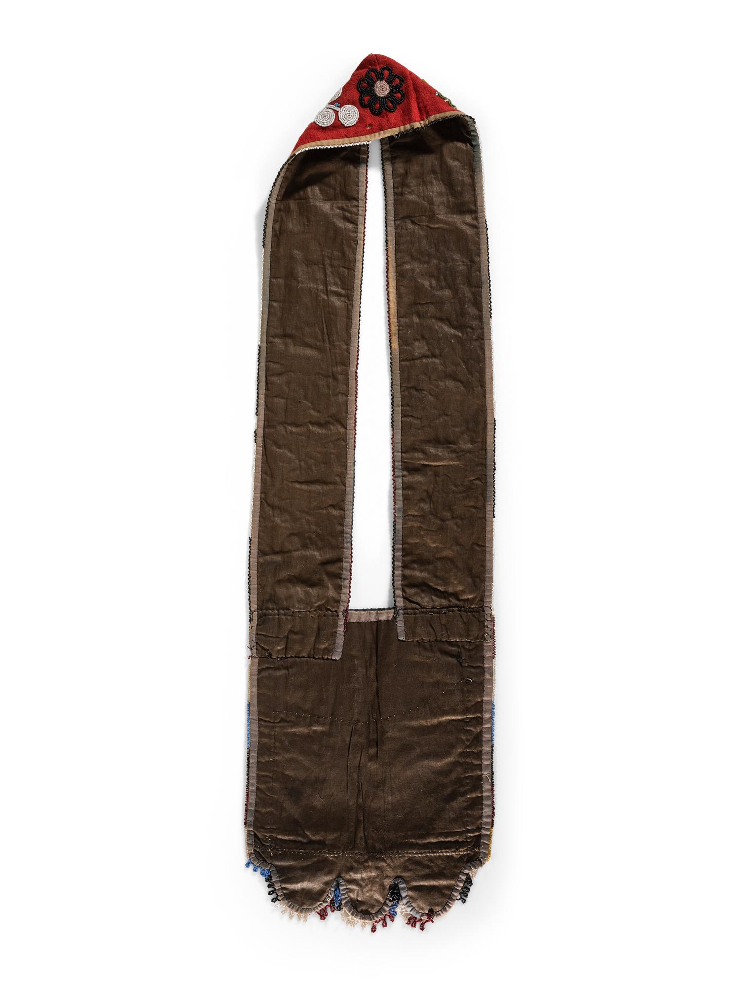 Metis Cree Beaded Bandolier Bag