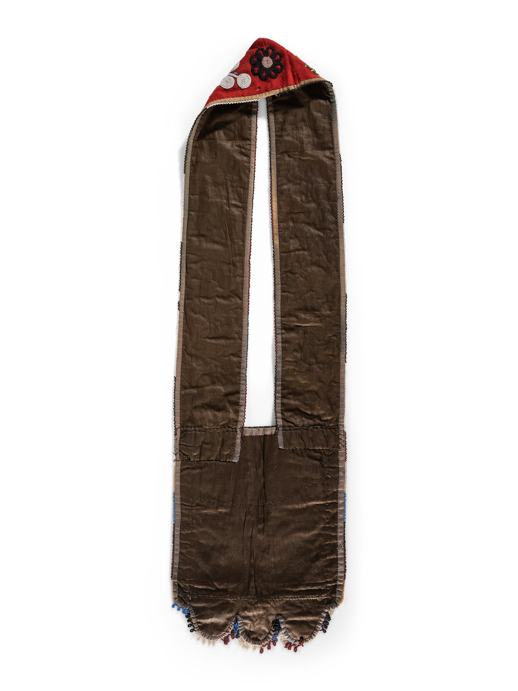 Metis Cree Beaded Bandolier Bag