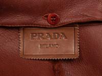 PRADA, MINK COLLAR & SHEARLING JACKET