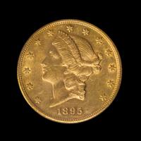 A United States 1895-S Liberty Head $20 Gold Coin