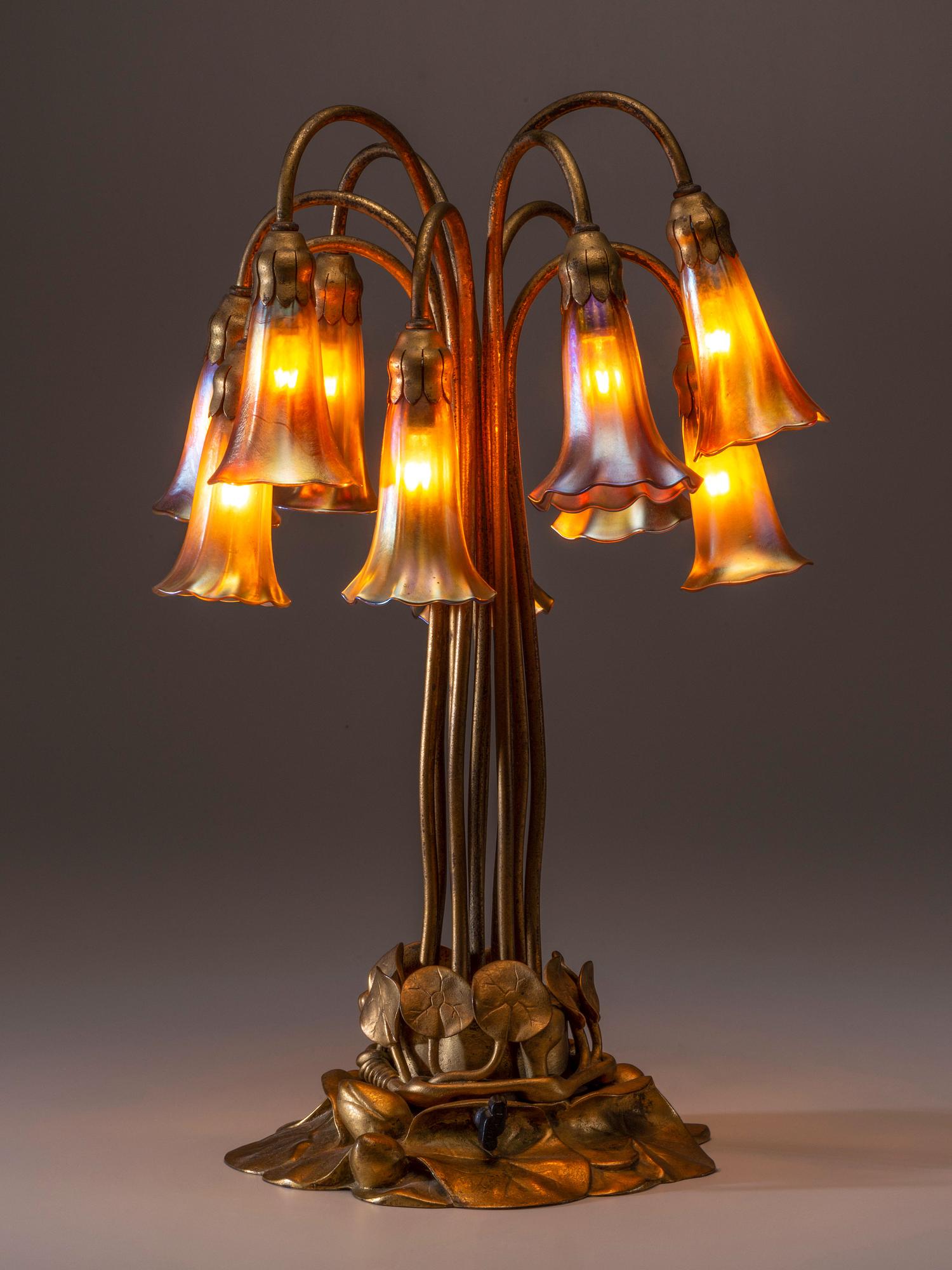 Ten-Light Lily Lamp