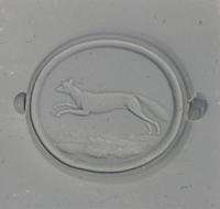 A Victorian Silver and Bloodstone Intaglio Stamp with a Fox
