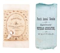 A collection of items identified to Lieutenant Colonel Jonathan Biggs, 123rd Illinois Infantry, “Wilder’s Brigade,” highlighted by bullet-struck frock coat and vest worn during the assault on Selma, Alabama. 2 April 1865.