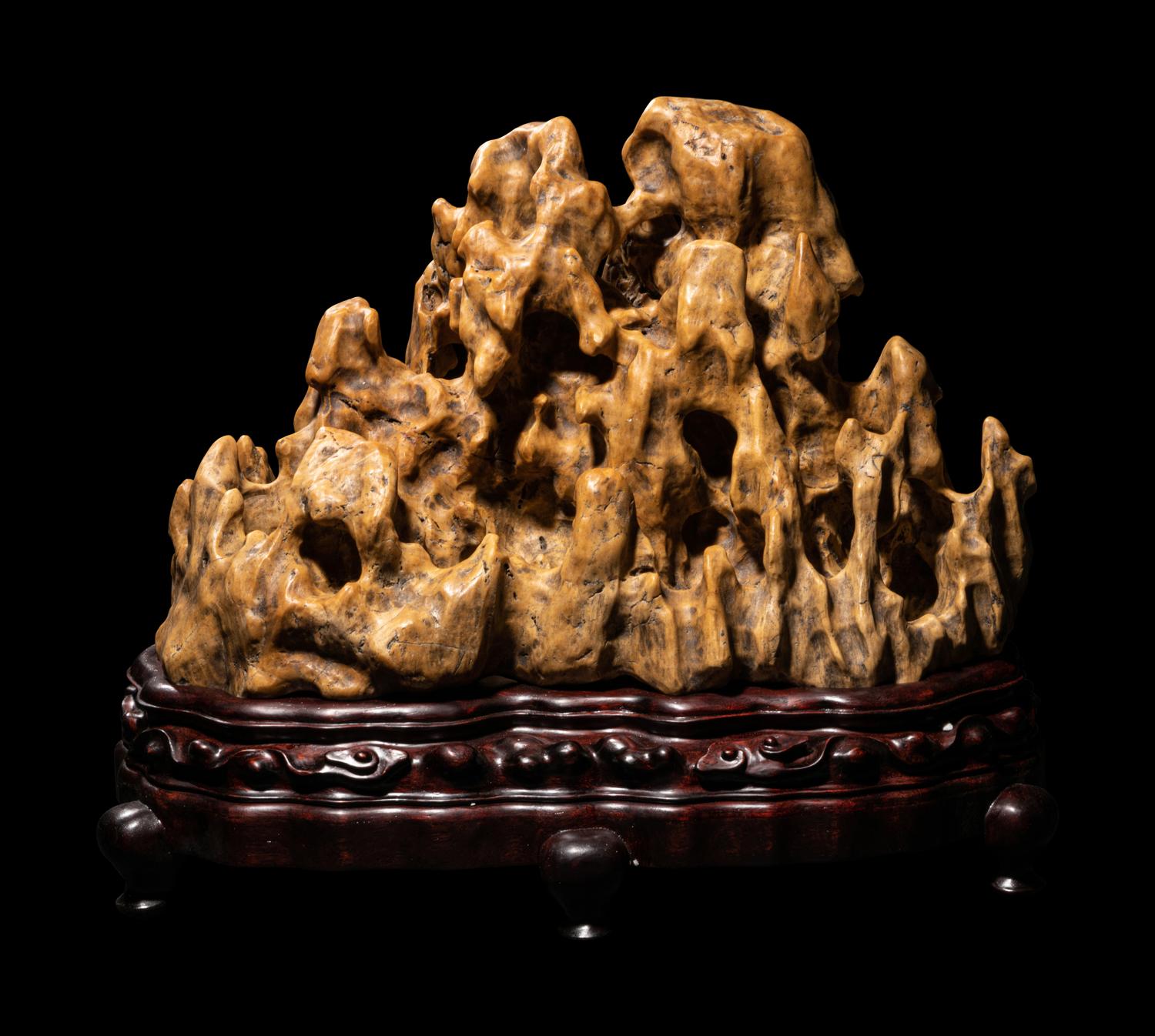 A Chinese Taihu Scholar's Rock