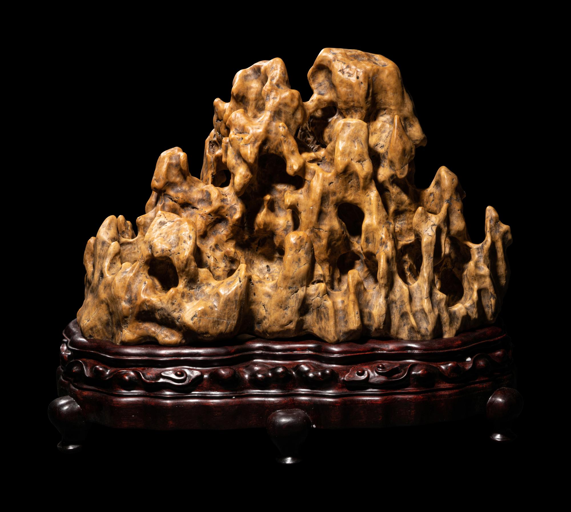A Chinese Taihu Scholar's Rock