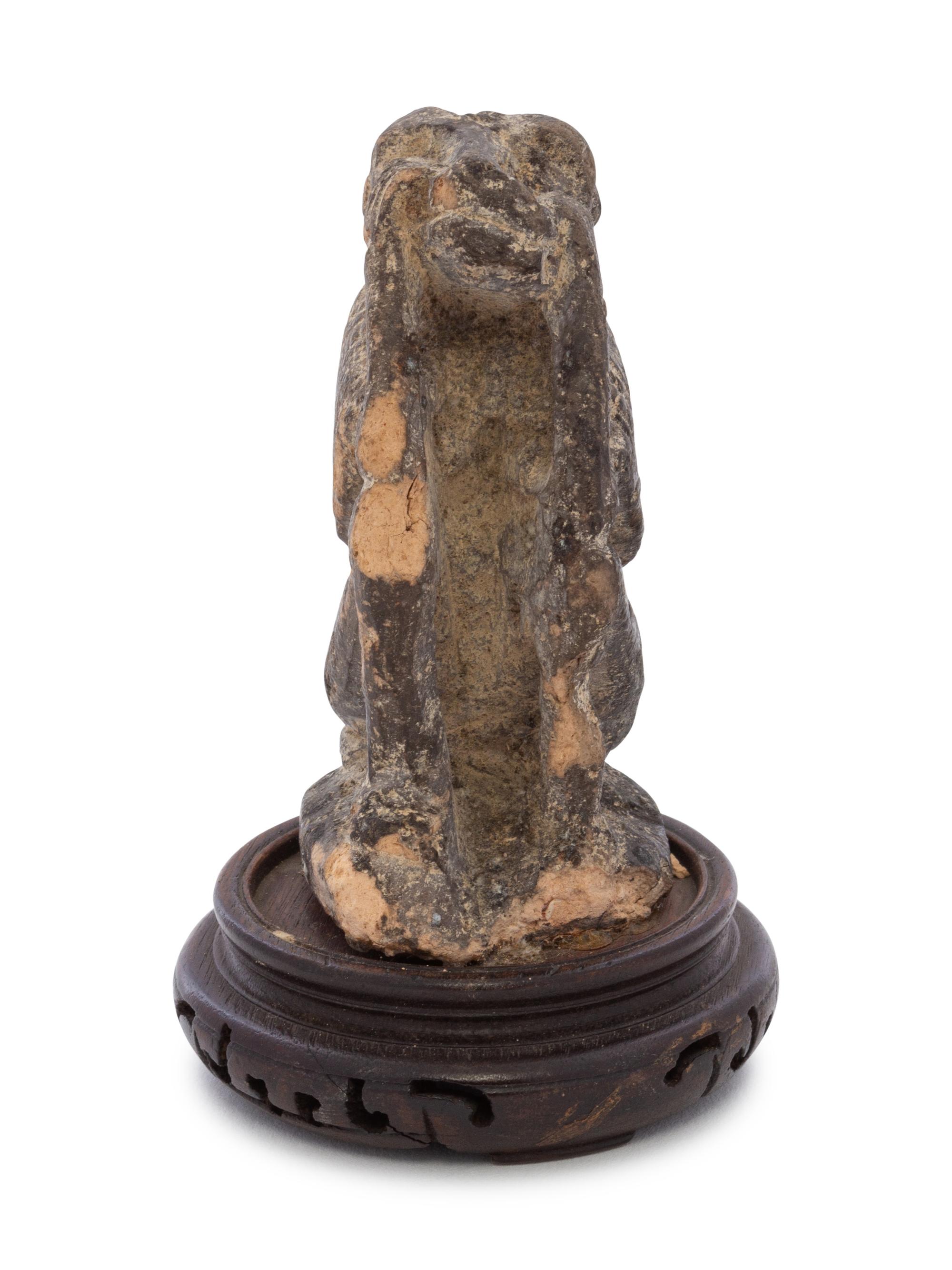 An Egyptian Faience Amulet of Thoth