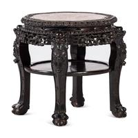 A Chinese Hardwood Side Table