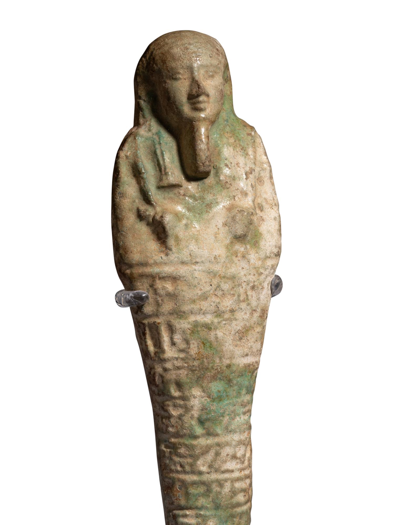 An Egyptian Faience Ushabti
