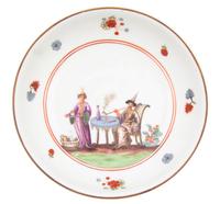 A Meissen Porcelain Tea Bowl and Saucer Diameter 3 inches. — CIRCA 1735
