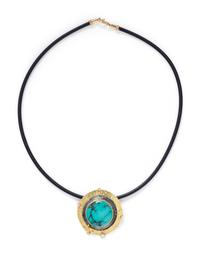 RICHARD KIMBALL, TURQUOISE AND DIAMOND PENDANT