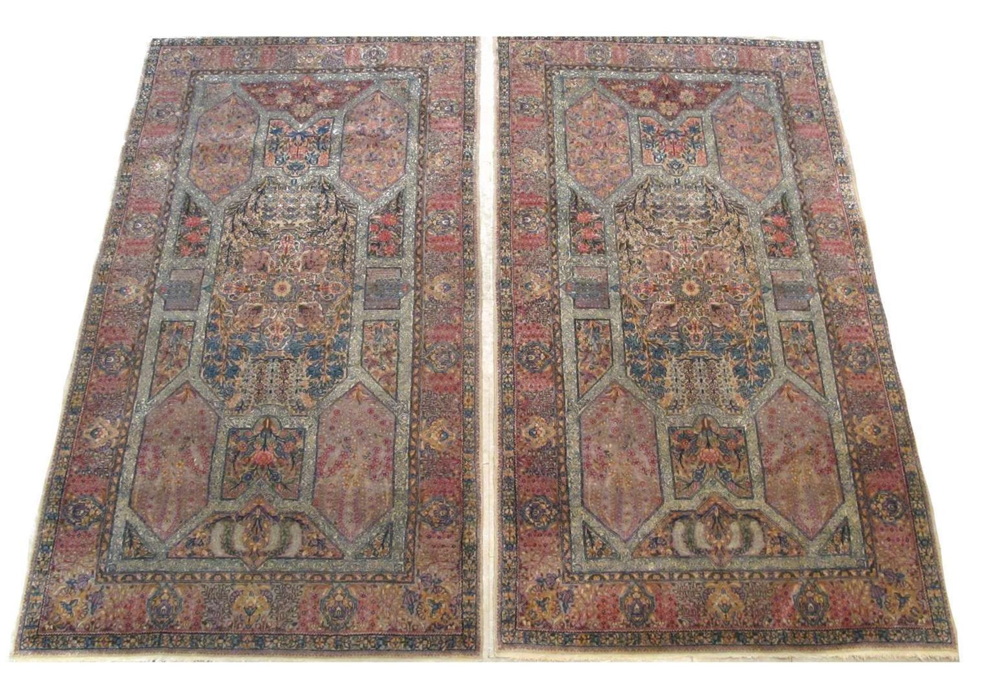 Pair of Kerman rugs southeast persia, circa 1930