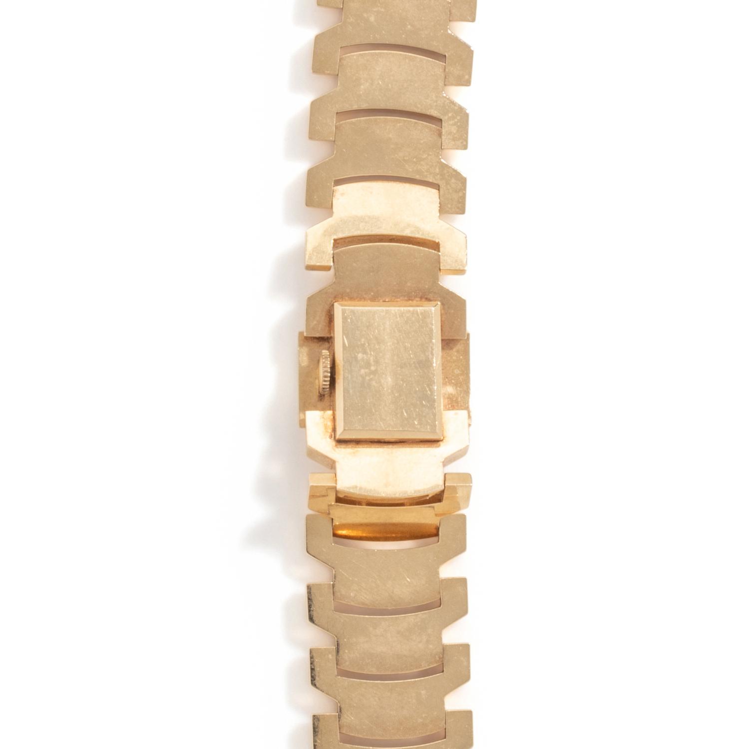 RETRO, YELLOW GOLD WATCH