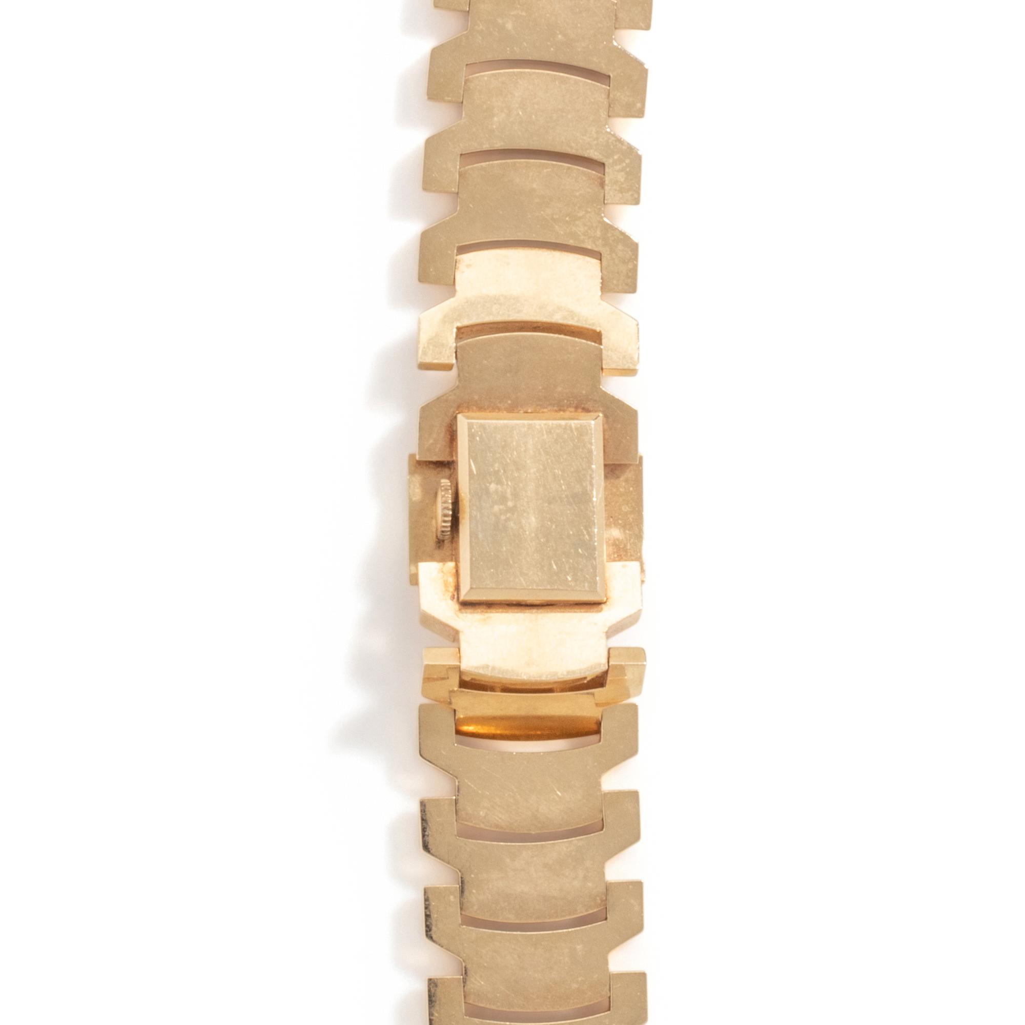 RETRO, YELLOW GOLD WATCH
