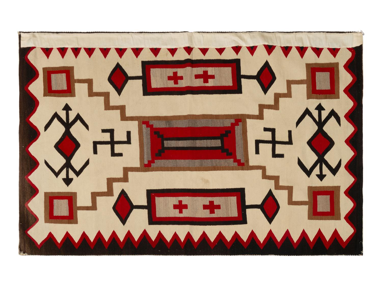 Navajo Storm Pattern Weaving / Rug