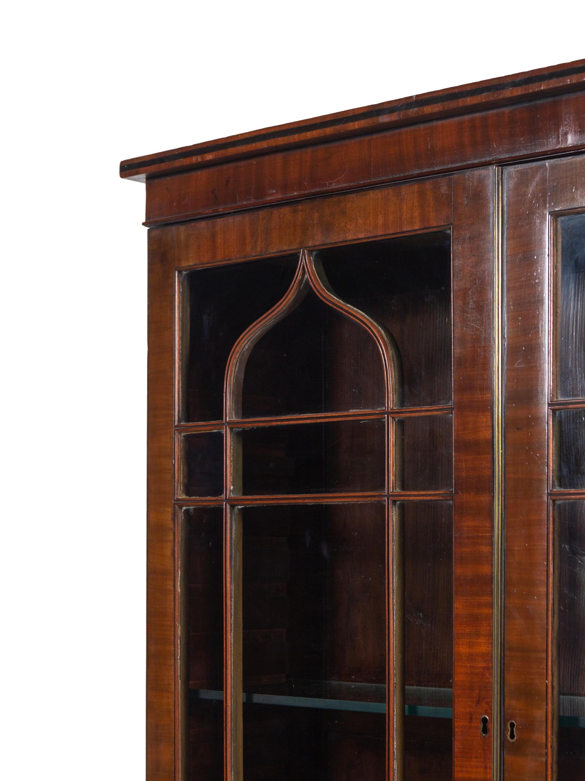 A George III Mahogany Bookcase