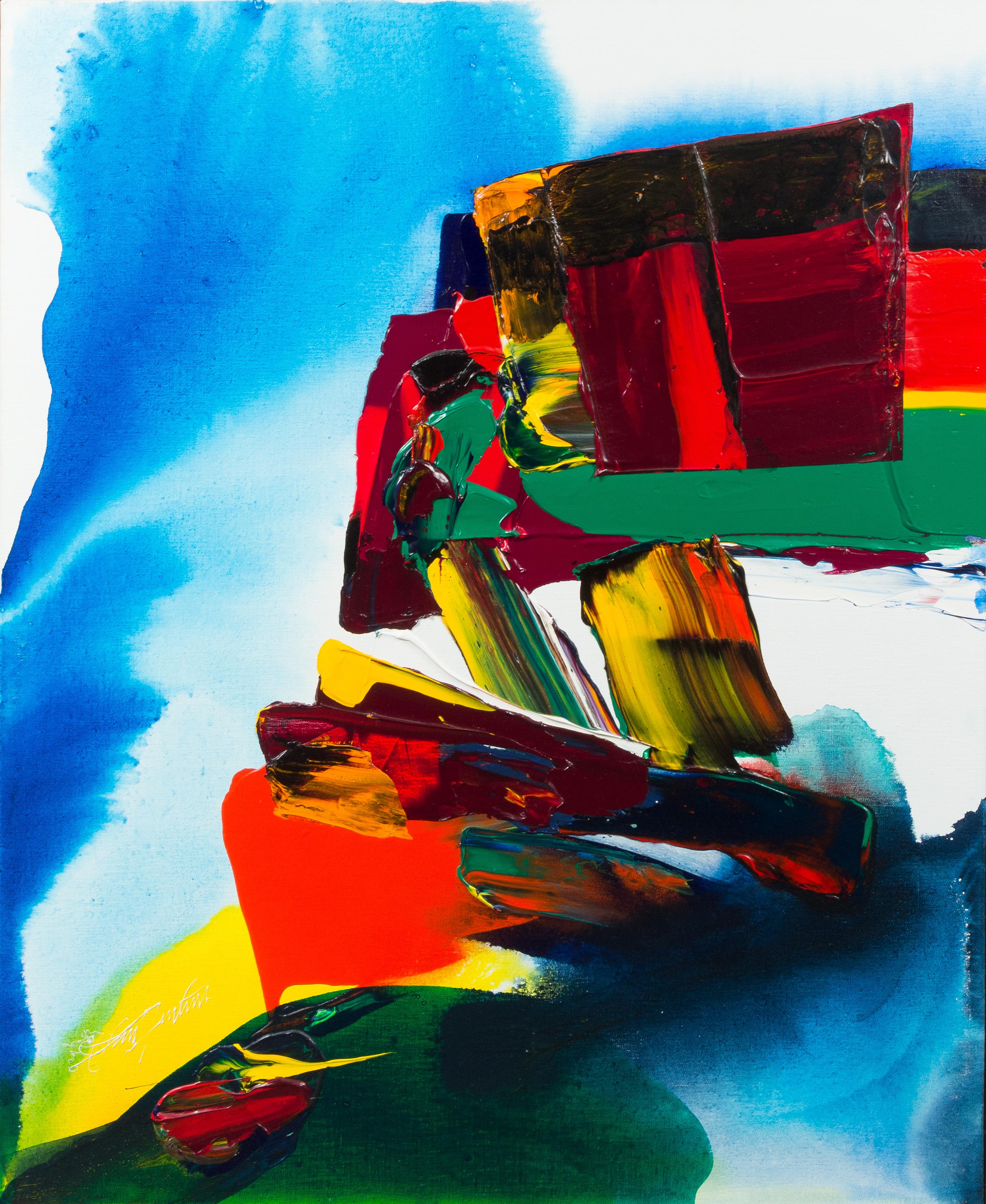 Paul Jenkins, (American, 1923-2012), Phenomena Byron in Greece, 1989-90