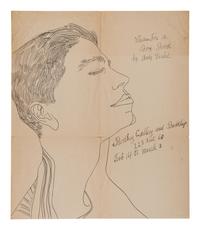 Studies for a Boy Book (Bodley Gallery Announcement) together with another unsigned print by the artist