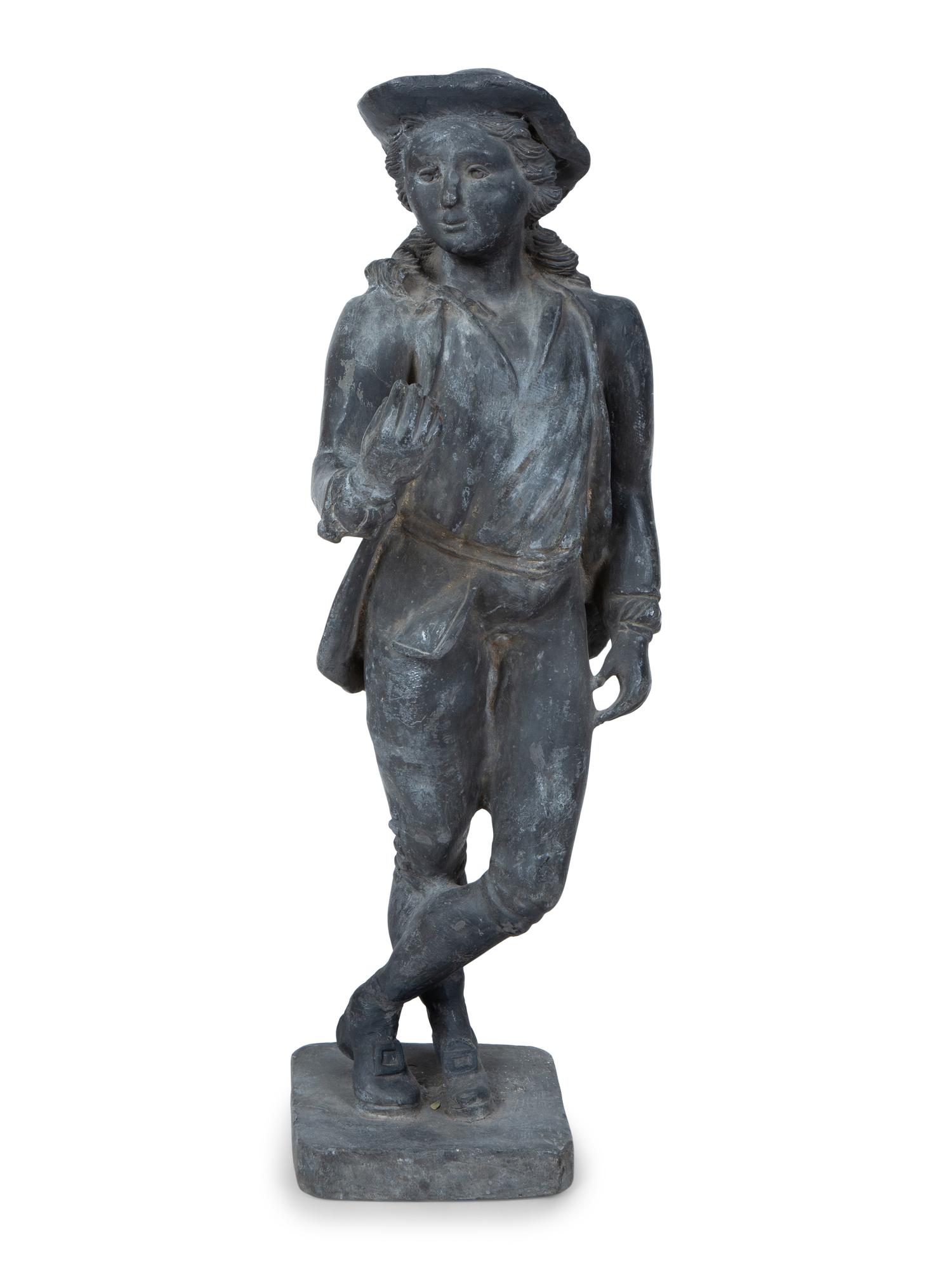 A Cast Lead Garden Figure — EARLY 20TH CENTURY