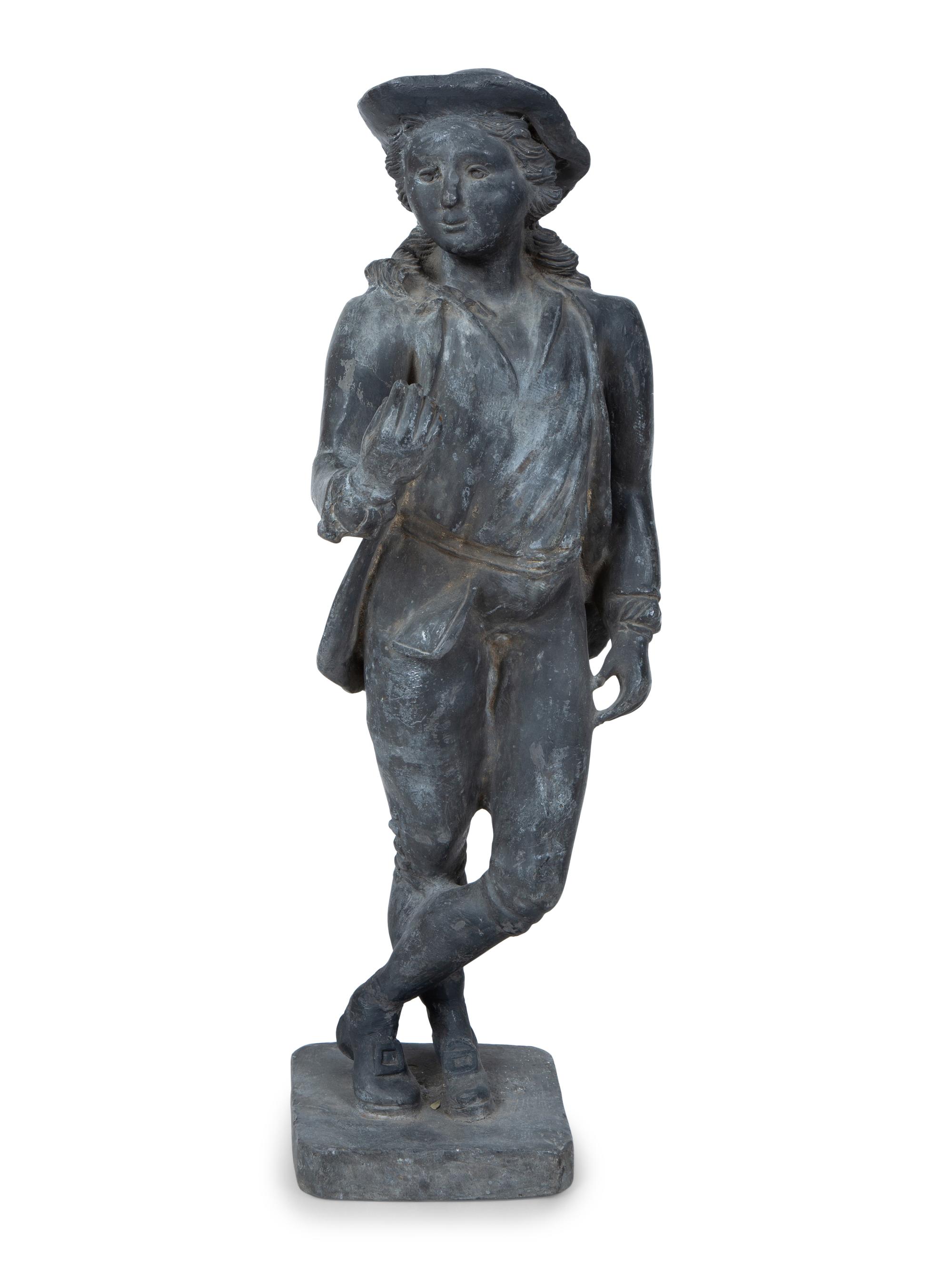 A Cast Lead Garden Figure — EARLY 20TH CENTURY