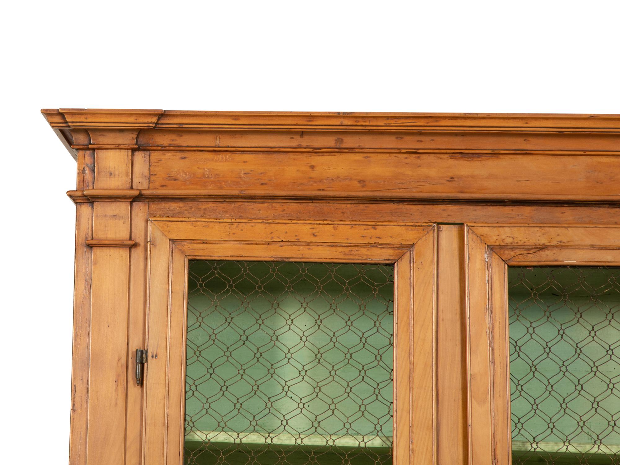 A French Pine Display Cabinet