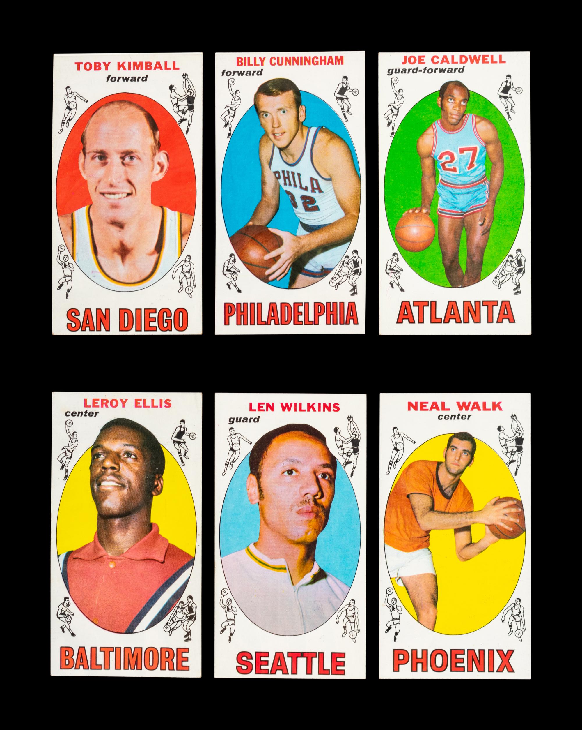 A Group of 93 Assorted 1969-70 Topps Basketball Cards,