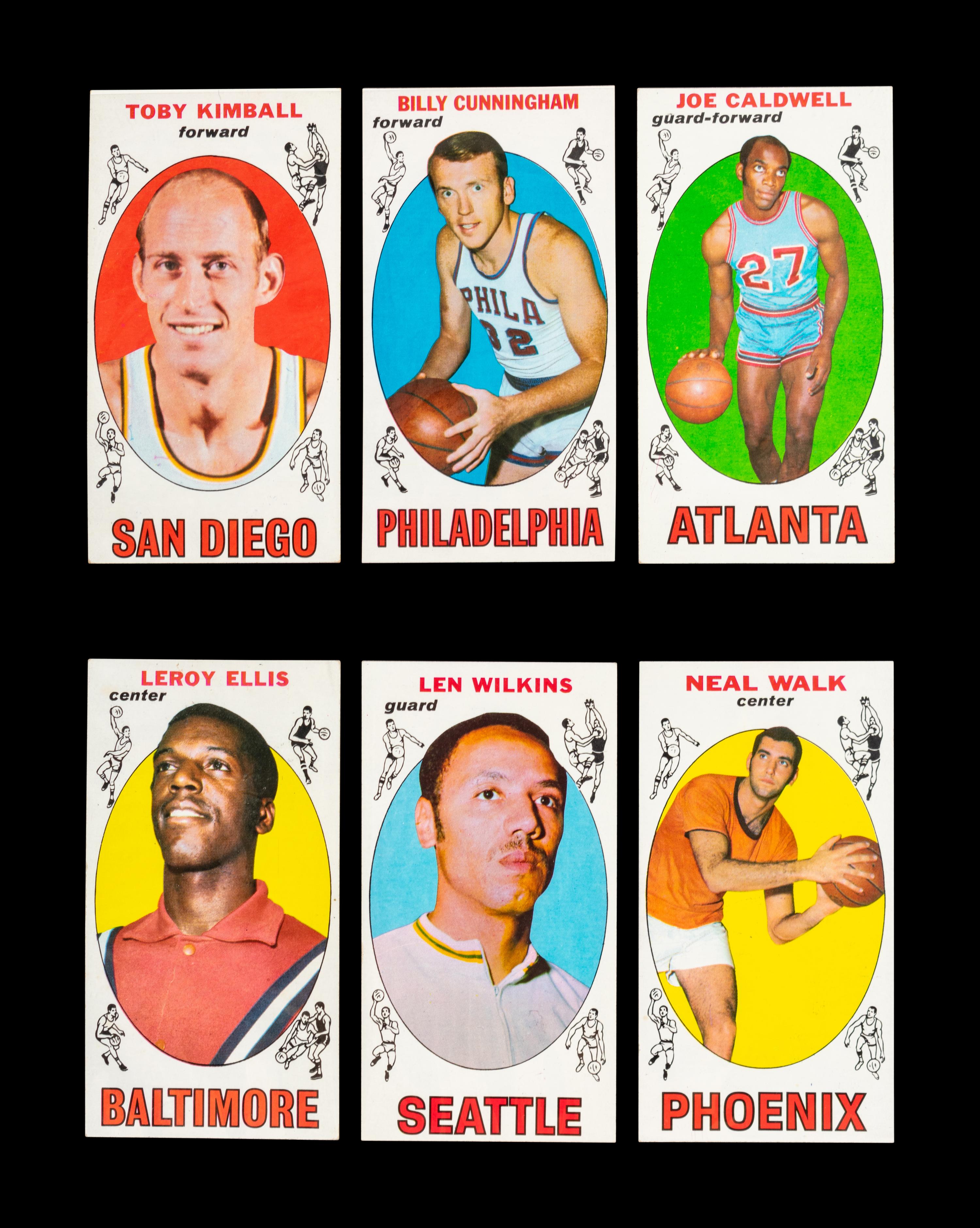 A Group of 93 Assorted 1969-70 Topps Basketball Cards,
