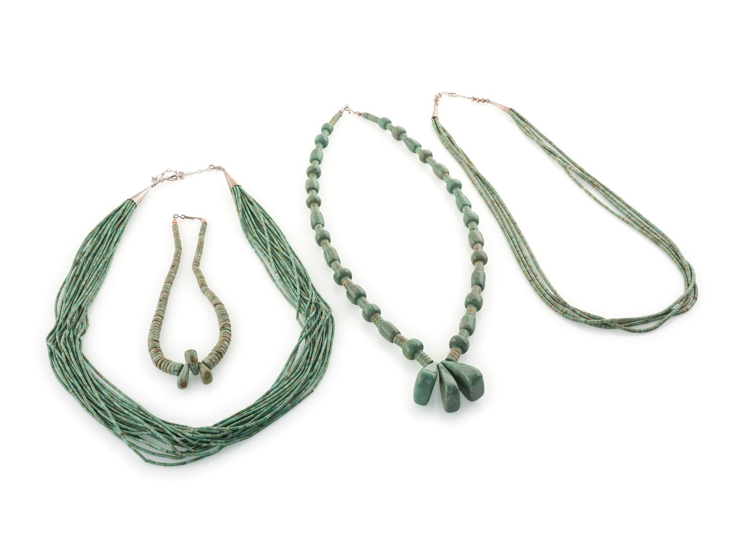 Pueblo Turquoise Necklaces