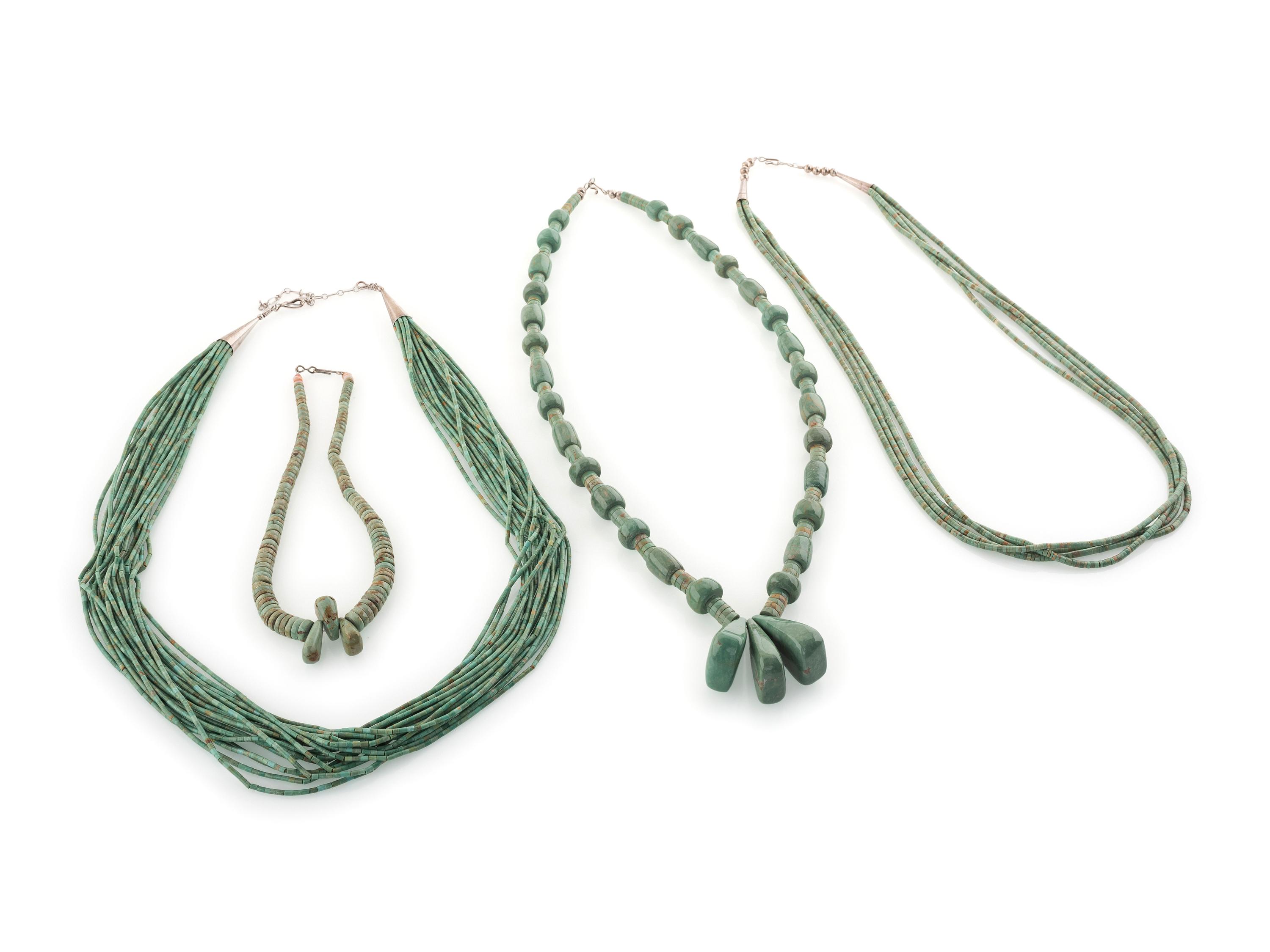 Pueblo Turquoise Necklaces