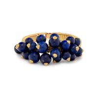 FRENCH, LAPIS LAZULI AND YELLOW GOLD BRACELET