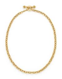ELIZABETH LOCKE, YELLOW GOLD NECKLACE